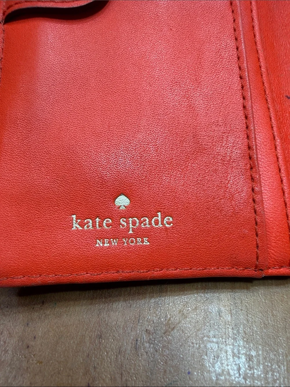 Kate Spade Dopamine Dressing Colorblock Leather Wallet w/Storybook‎ Lining- Fair